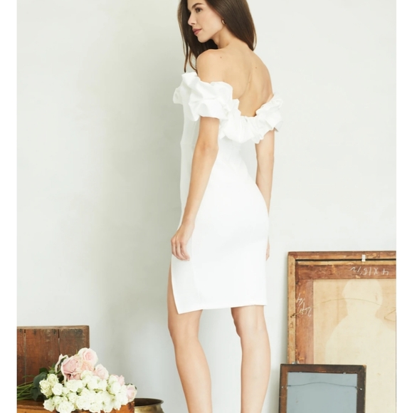 NWT White Dress from Honey - Picture 5 of 5
